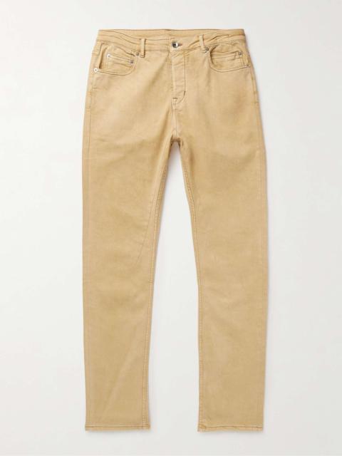 Skinny-Fit Coated Stretch Jeans