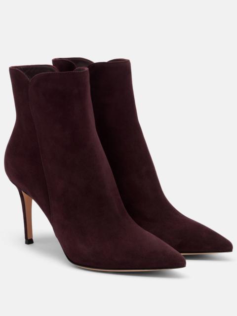 Gianvito Rossi Levy suede ankle boots