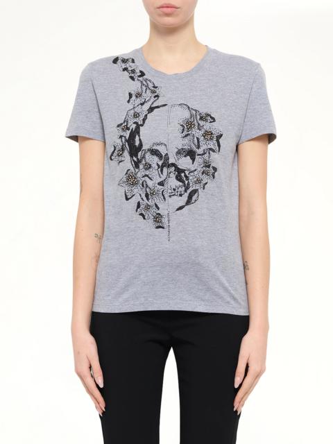 Alexander McQueen Alexander McQueen Ivy Jet T-Shirt in Grey