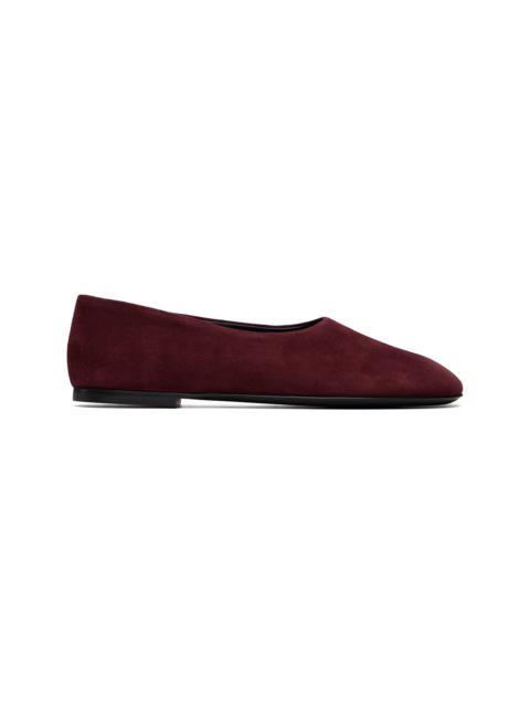 Proenza Schouler Burgundy Glove Ballerina Flats