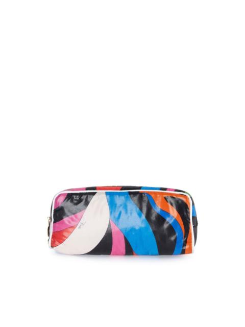 abstract-print make-up bag