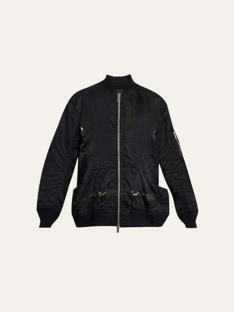 sacai Nylon Twill Utility Bomber Jacket