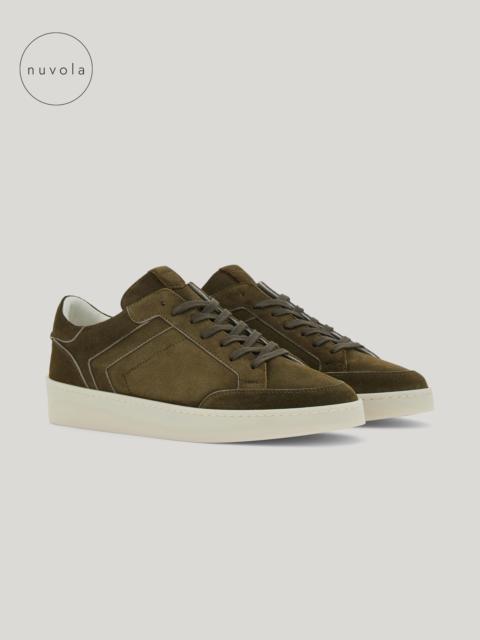 Canali CANALI NUVOLA GREEN SUEDE SNEAKERS