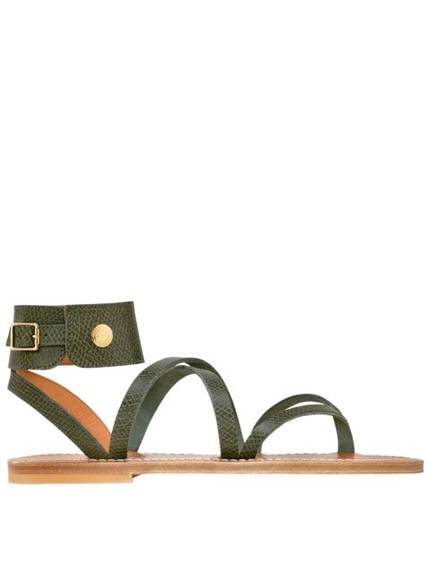 Longchamp Longchamp x K.Jacques Sandals Forest - Leather