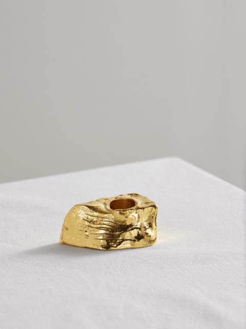 ALIGHIERI The Ritual Of The Rock Gold-plated Candlestick