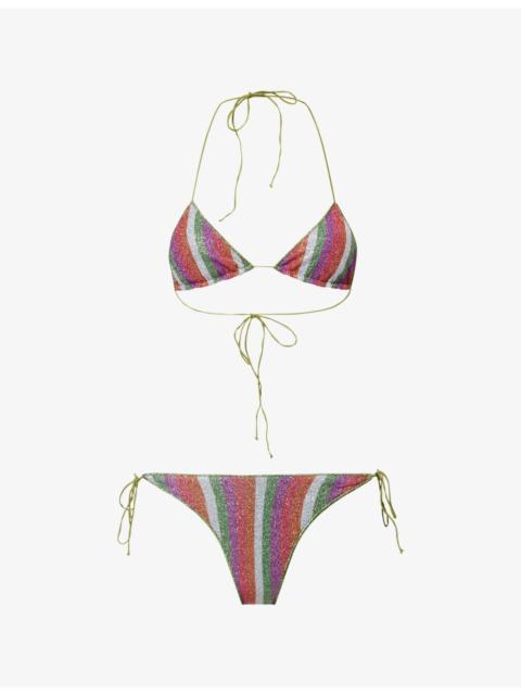 Oséree Lolita Metallic Bikini Set