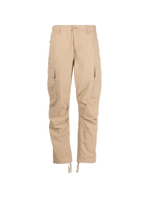 cargo straight-leg trousers