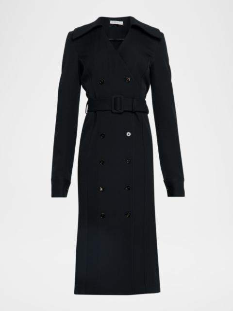 CO Double-Breasted Belted Midi Sartorial Dress