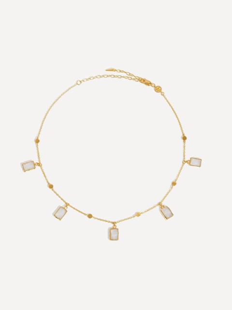 MISSOMA 18ct Gold-Plated Lena Charm Choker Necklace
