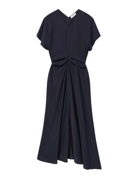 satin maxi dress halter neck Izaren Halter Maxi Dress in Green Cactus main image 1