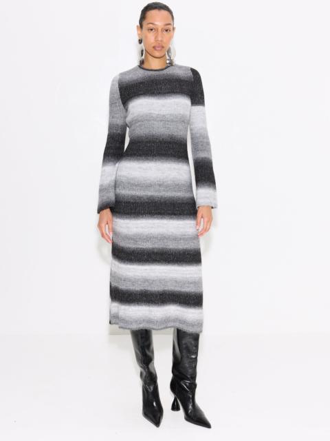 SIMONMILLER Axon Knit Dress in Black/Macadamia Multi