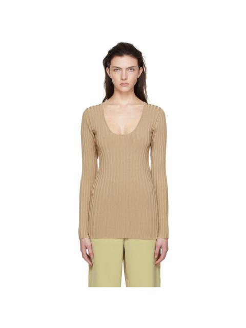 BY MALENE BIRGER Beige Seren Sweater