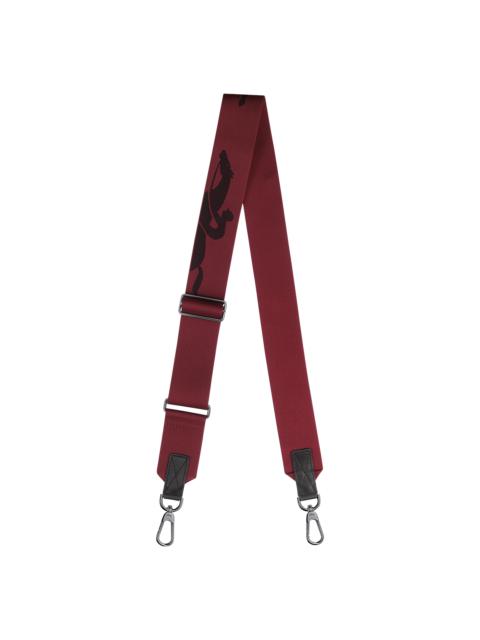 Longchamp Shoulder strap Pomegranate - Canvas