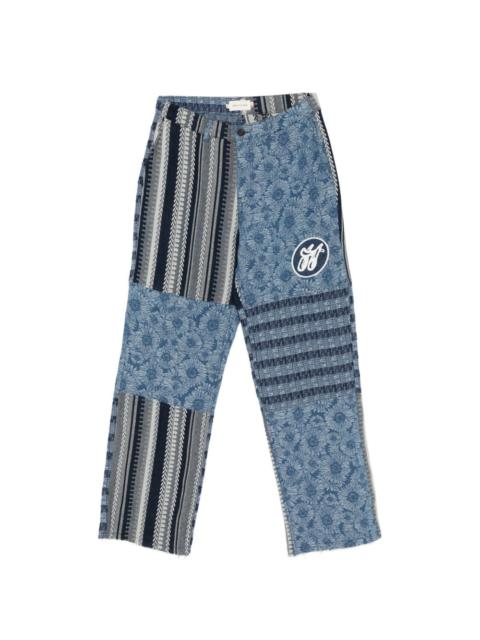 HONOR THE GIFT Tapestry patchwork trousers