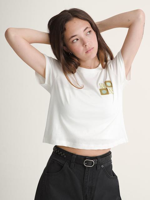 Sunny Checkerboard Crop T-Shirt