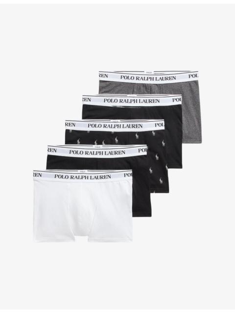 Polo Ralph Lauren Classic Pack of Five Cotton-Jersey Trunks
