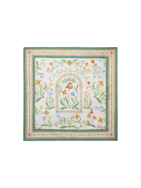 CASABLANCA L'Arche Fleurie Small Silk Scarf