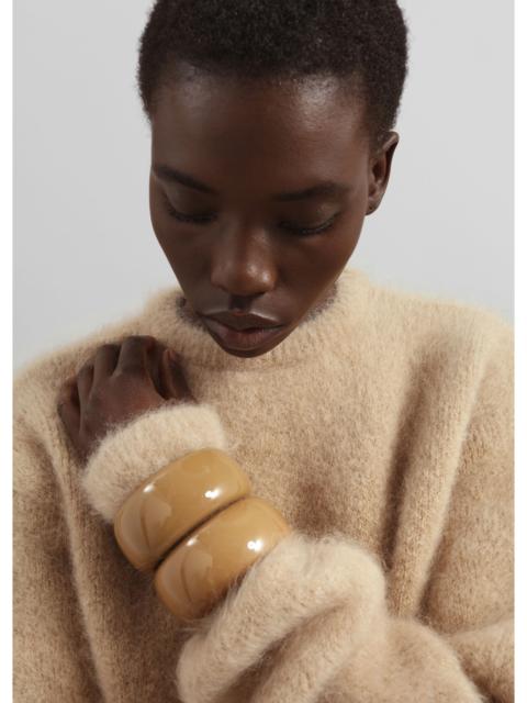 The Frankie Shop TFS Glossy Bangle - Camel