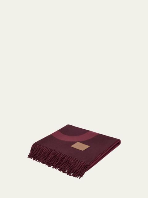 Loewe Anagram Wool/Cashmere Blanket, 55" Square