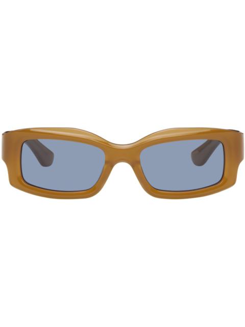 PORT TANGER Yellow & Blue Addis Sunglasses