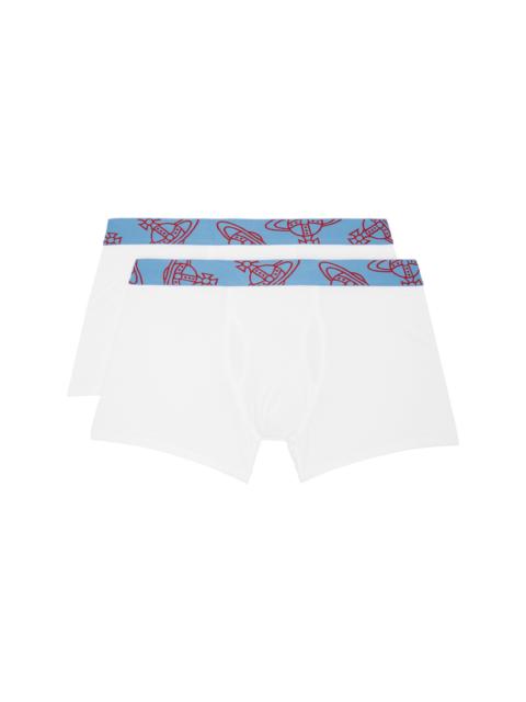 Vivienne Westwood Two-Pack White Cotton Boxer Briefs