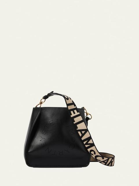 Stella McCartney Perforated Logo Alter Napa Crossbody Bag
