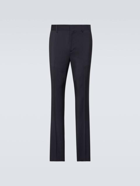 Valentino Wool and mohair straight pants