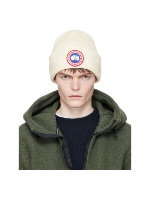 Canada Goose Off-White Arctic Beanie