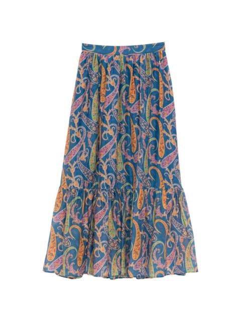 Etro paisley-print maxi skirt