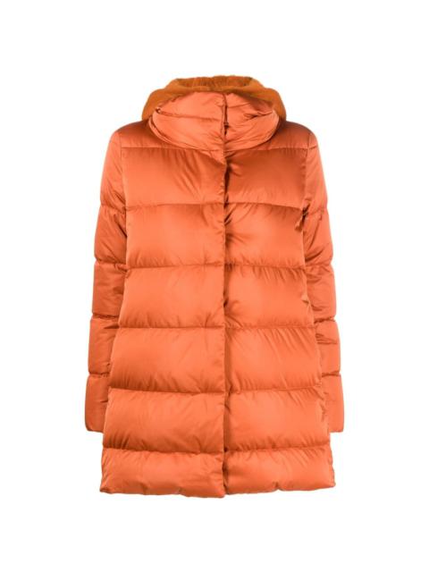 Herno detachable-hood padded coat