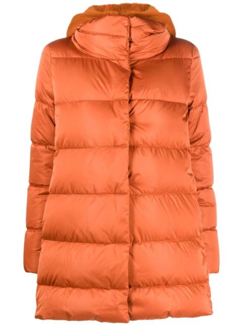 Herno detachable-hood padded coat
