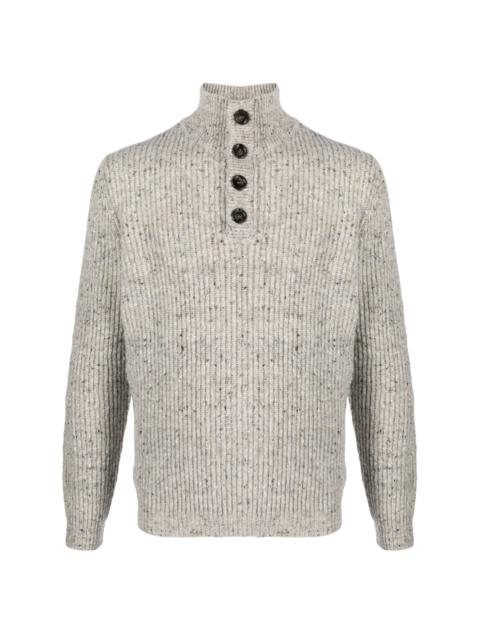 Aspesi high-neck wool jumper