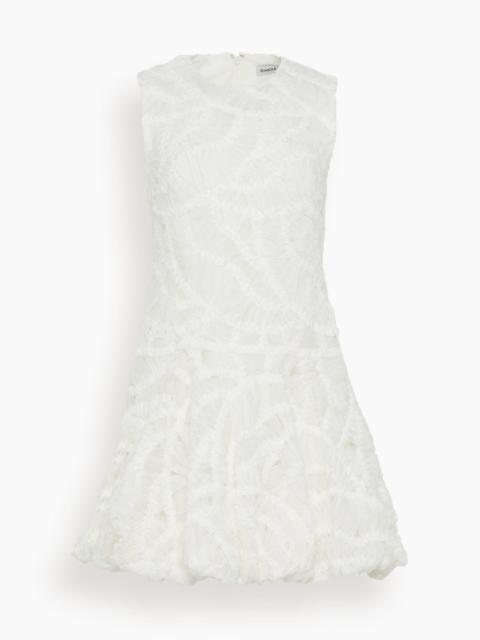 SIMKHAI Vallan Sleeveless Mini Dress in White