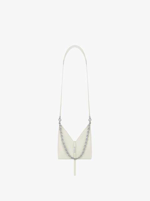 Givenchy MINI CUT OUT BAG IN BOX LEATHER WITH CHAIN