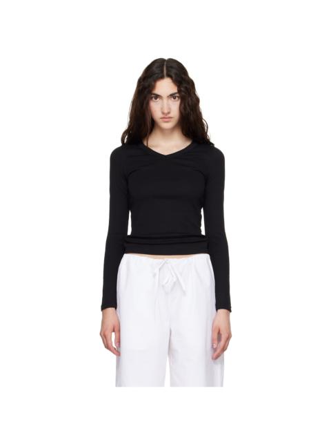 FLORE FLORE Black Jill Longsleeve T-shirt
