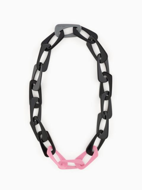 Square chain necklace