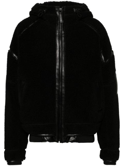 JUUN.J faux-shearling hooded jacket