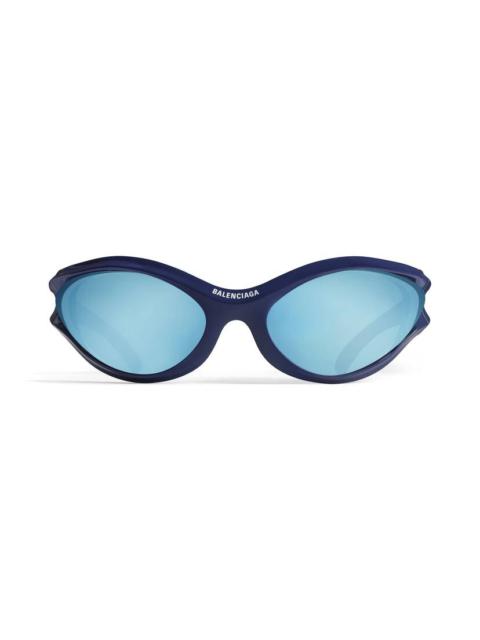 Dynamo Round Sunglasses  in Blue