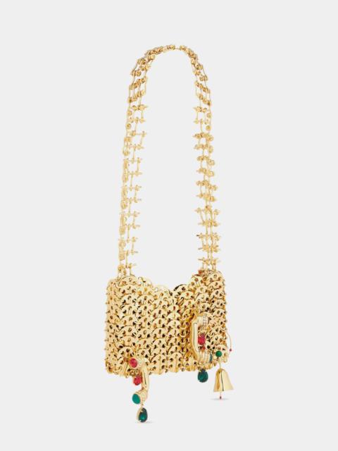 rabanne 1969 NANO LIGHTGOLD BAG WITH JEWELS