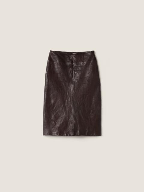 Miu Miu Leather skirt