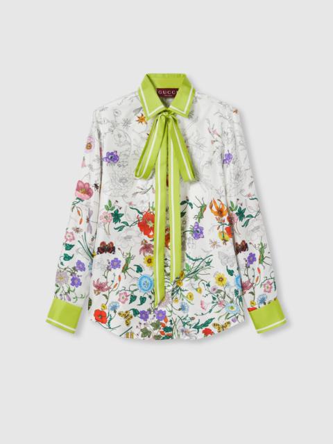 GUCCI Printed silk shirt