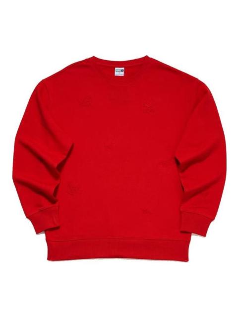 PUMA PUMA casual round neck pullover sweatshirt 'Red' 625253-11