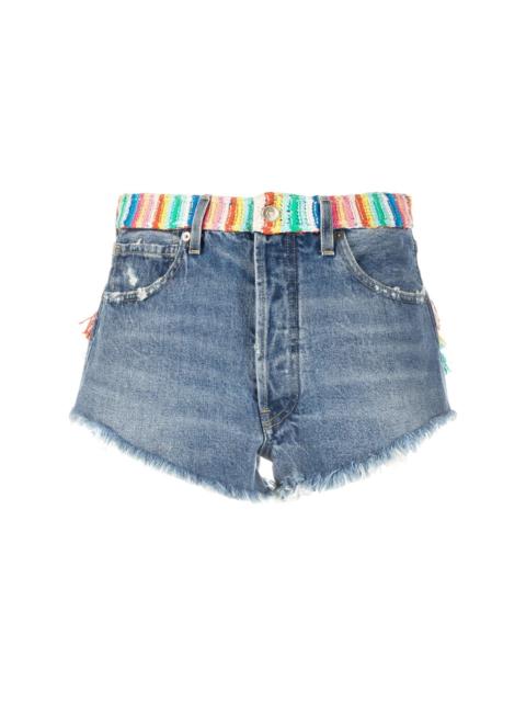 Over The Rainbow denim shorts