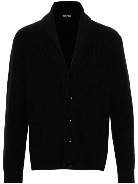 TOM FORD shawl-collar ribbed cardigan