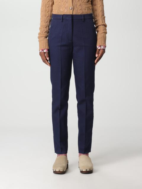 Etro pants in stretch cotton