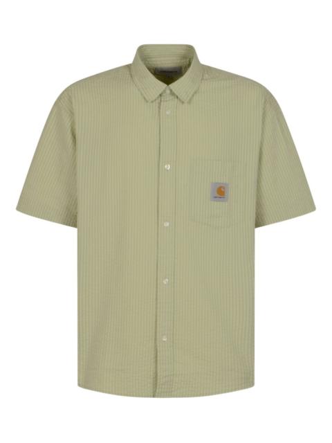 Carhartt striped chest-pocket shirt