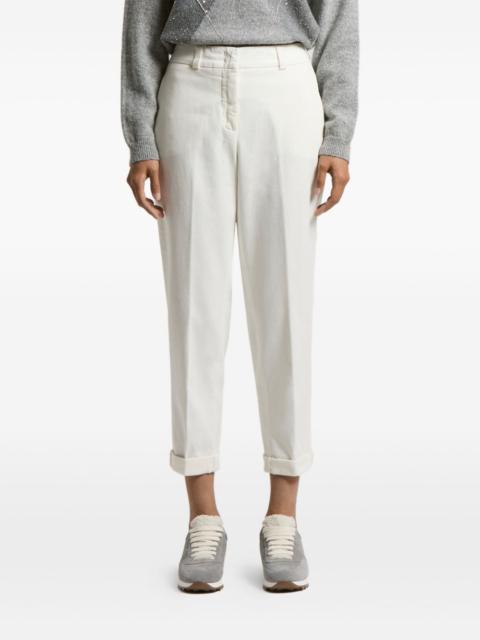 PESERICO cuffed-hem trousers