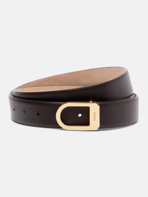 KHAITE Saddle 30mm leather belt