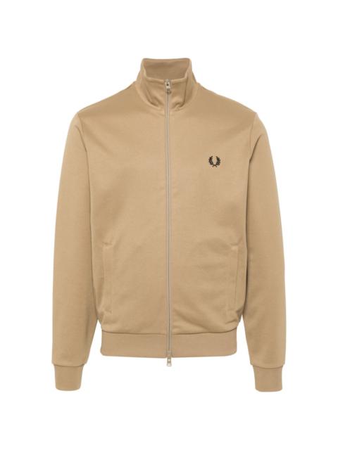 Fred Perry embroidered-logo sport jacket