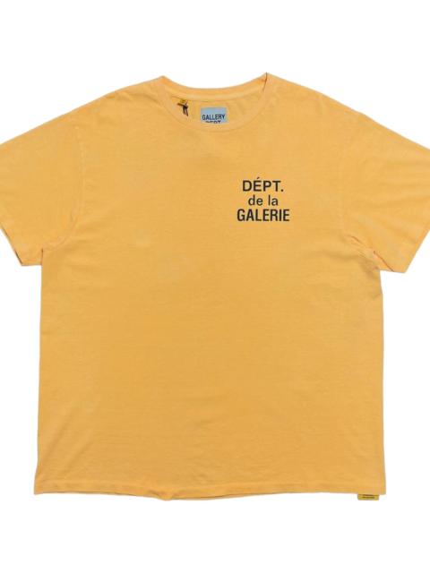 GALLERY DEPT. French Logo Short Sleeve Tee Shirt "Flo Orange" GD125